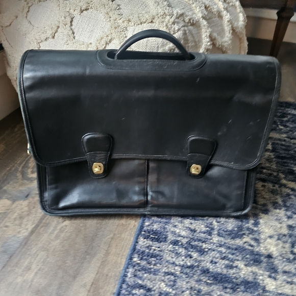 Coach Other - Coach leather laptop briefcase. See pics for scuff on front
